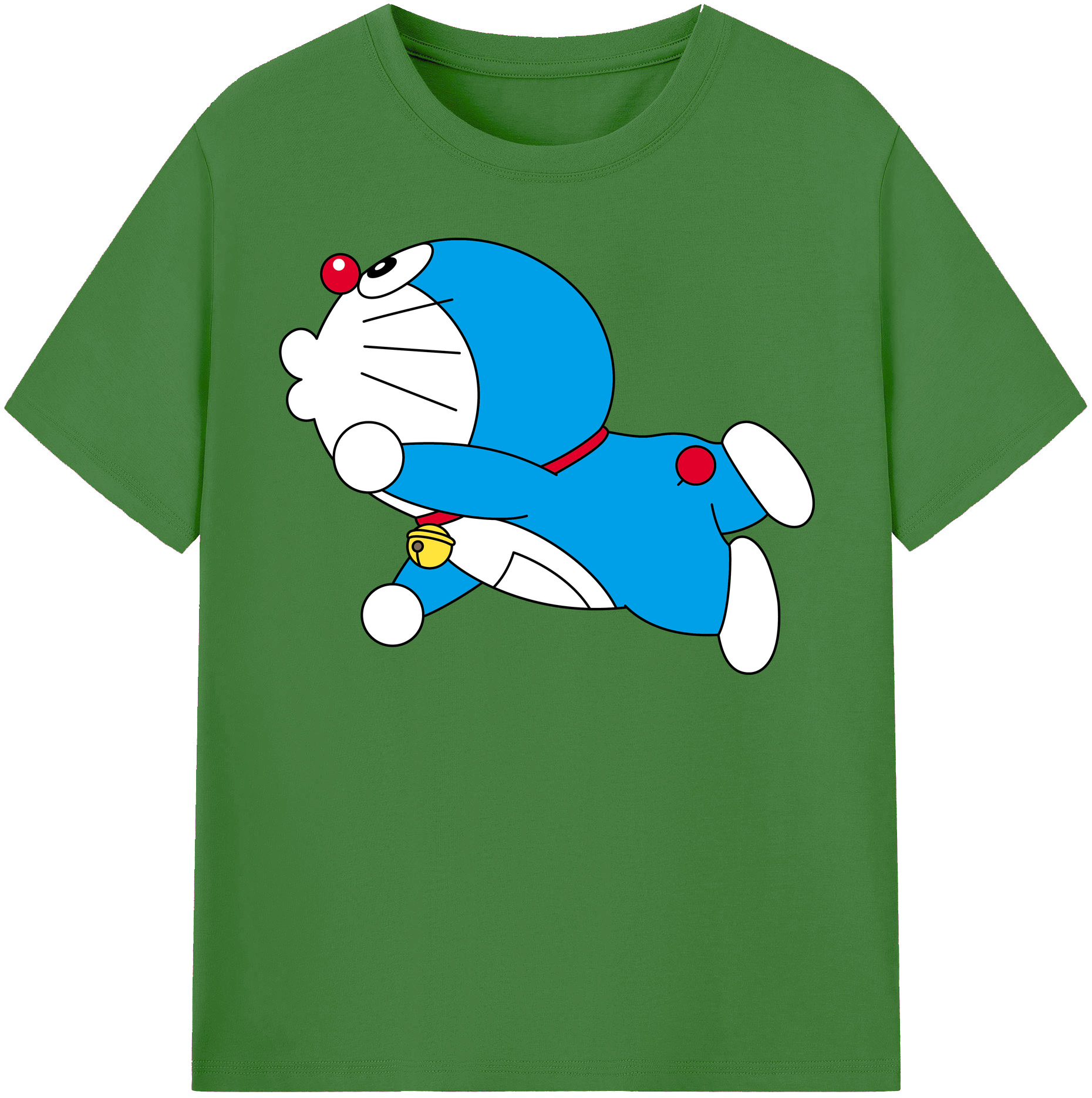 （画像用） ドラえもん Doraemon レディースカジュアルプリントTシャツ（綿100％）
